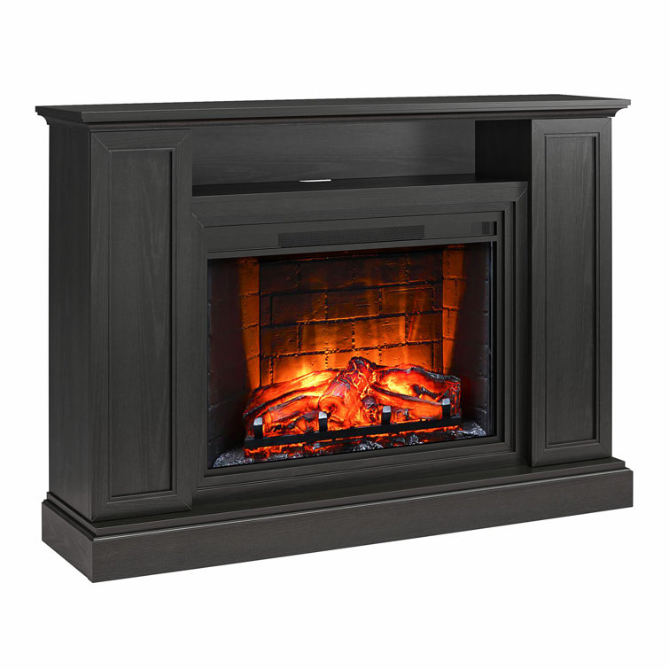 Red Barrel Studio® Multicoloured Electric Fireplace Mantel Tv Stand